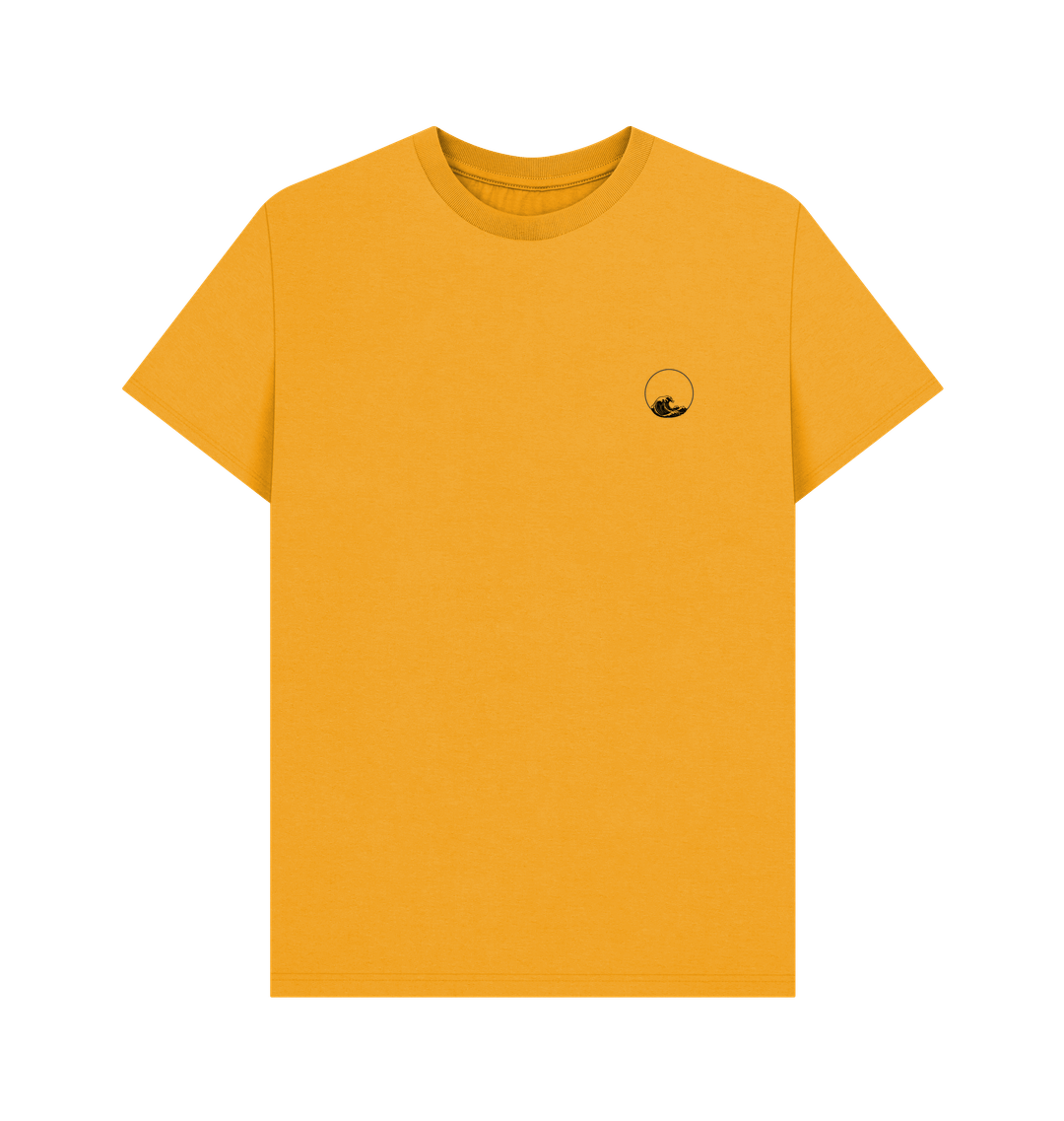 Mustard Printed T-shirt Front