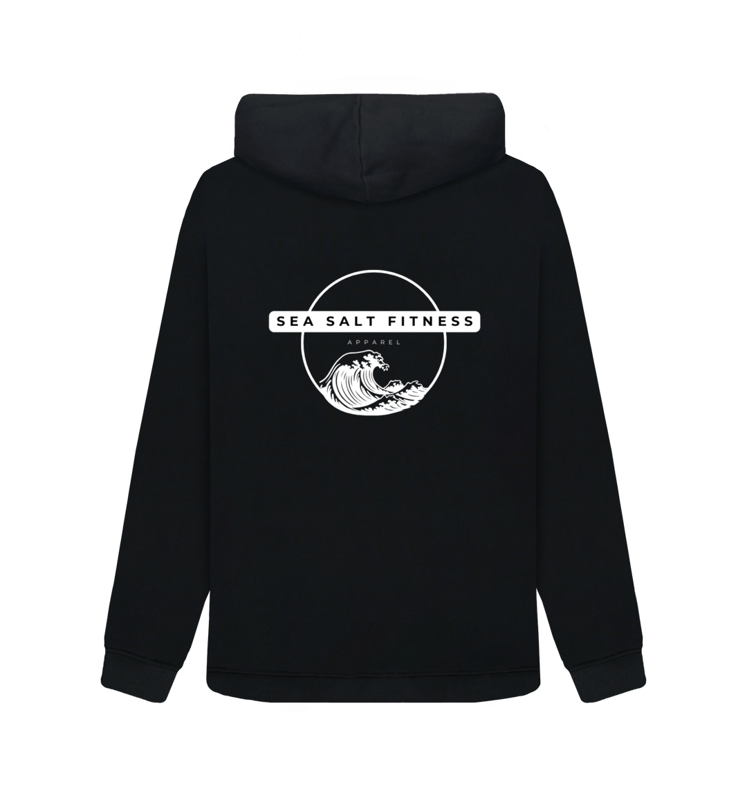 Black Zip hoody Back