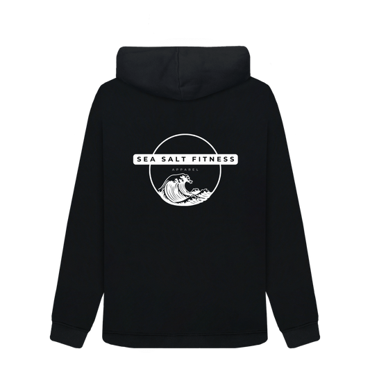 Black Zip hoody Back