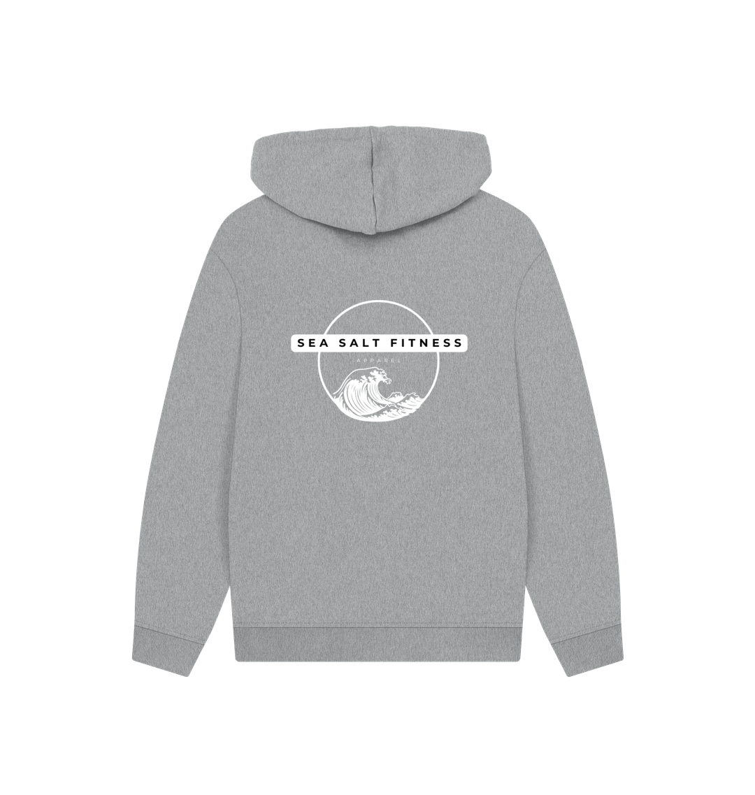 Athletic Grey Printed Hoody Back