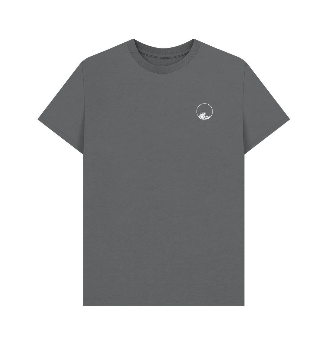 Slate Grey Printed T-shirt Front