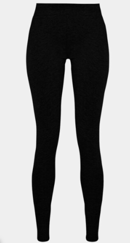 Women's Stretch Jersey Leggings - Slim Fit with Wide Waistband