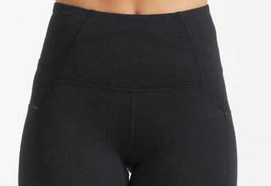 Eco-Friendly High-Waisted Thermal Leggings with Zip Pockets