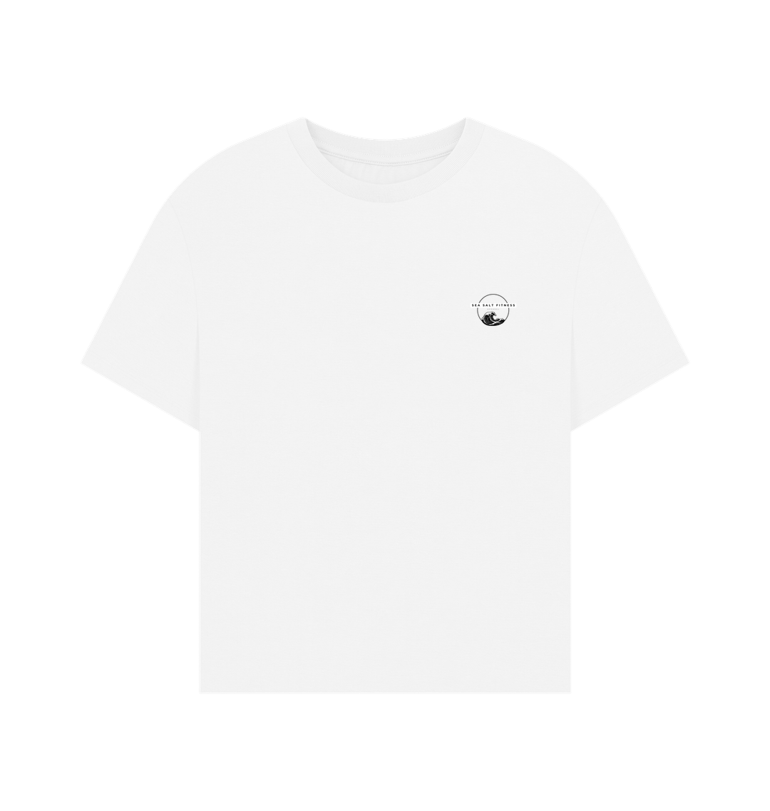 White Printed T-shirt Front