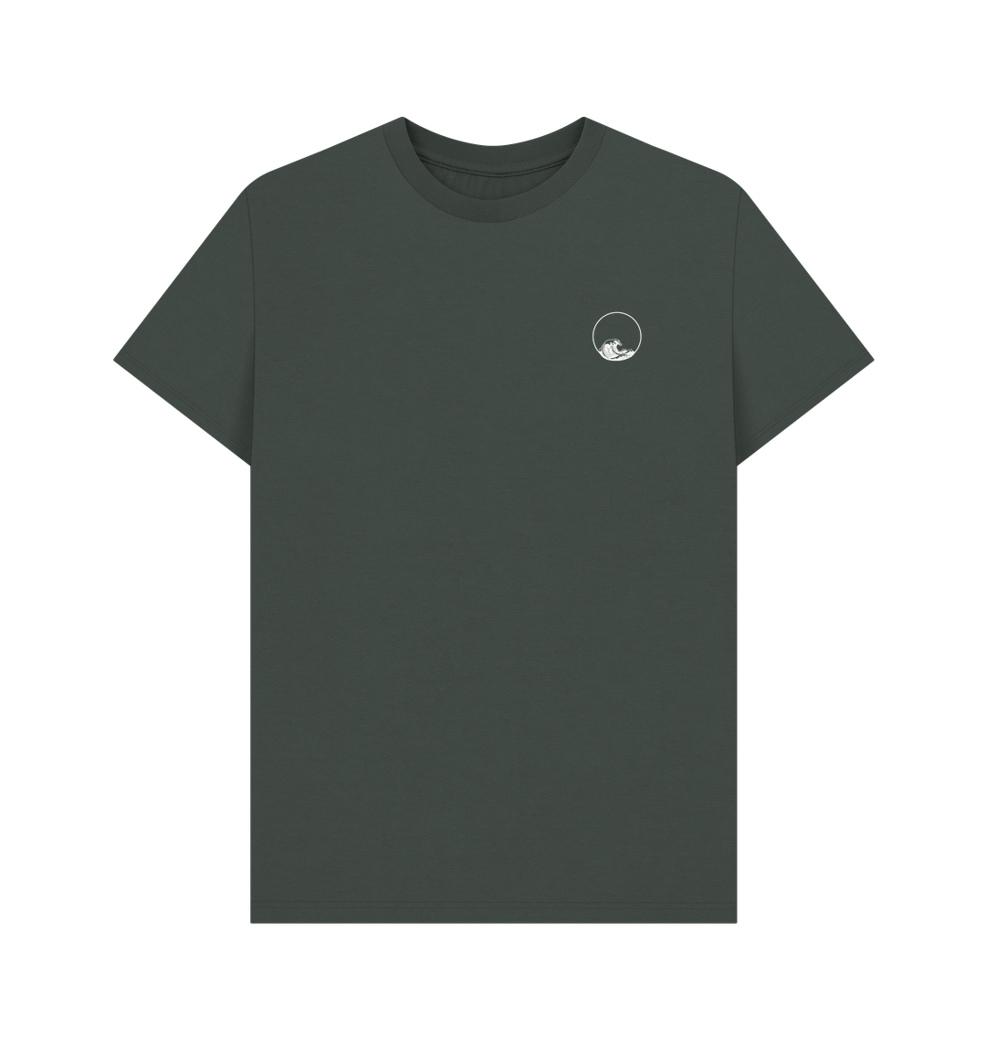 Dark Grey Printed T-shirt Front