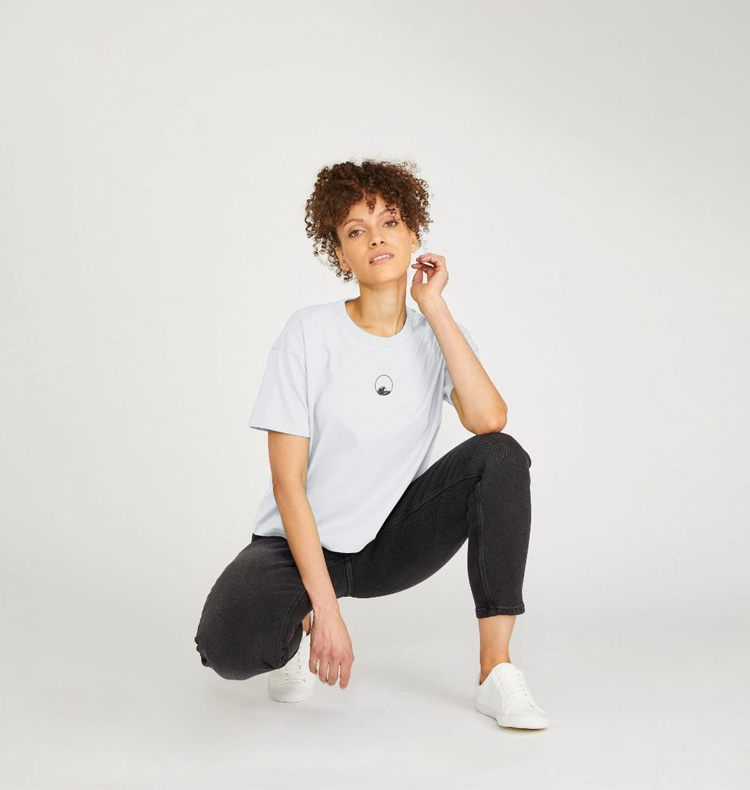 Women's Organic Cotton T-Shirts - Scan to Recycle