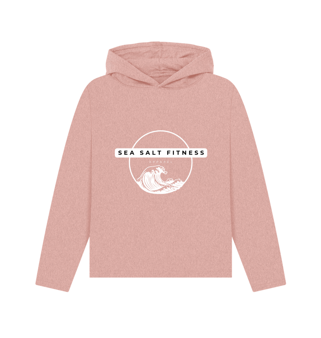Sunset Pink Recycled Hoody Front