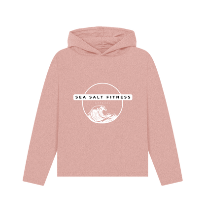 Sunset Pink Recycled Hoody Front