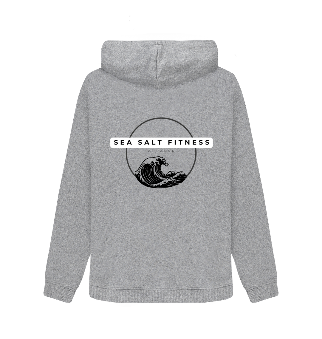 Athletic Grey Printed Sweater Back