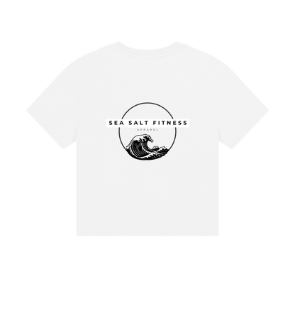 White Printed T-shirt Back