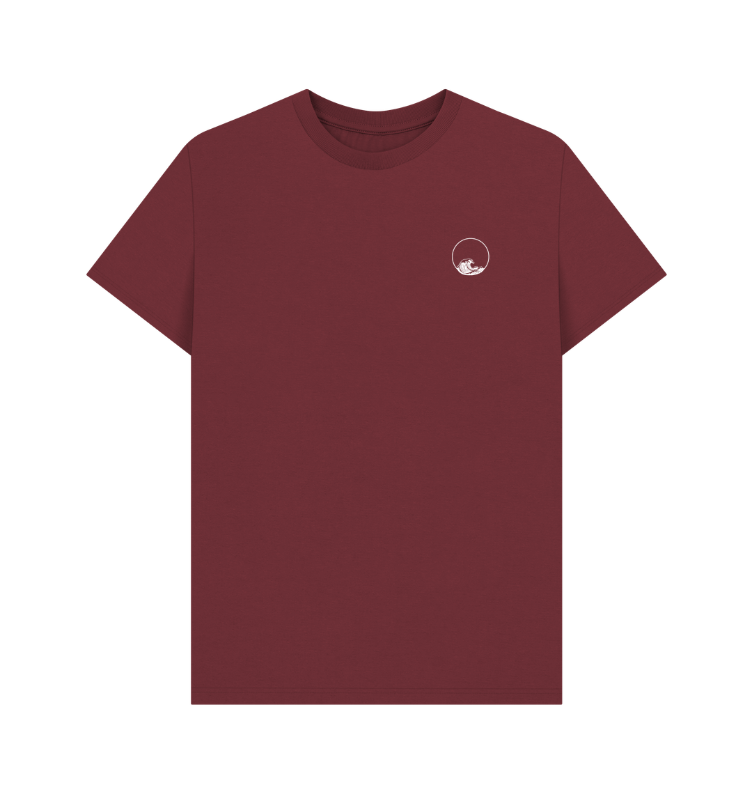 Red Wine Printed T-shirt Front