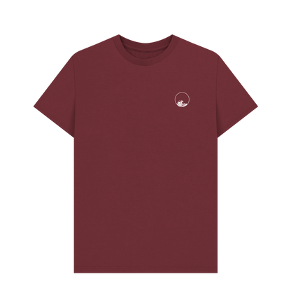 Red Wine Printed T-shirt Front