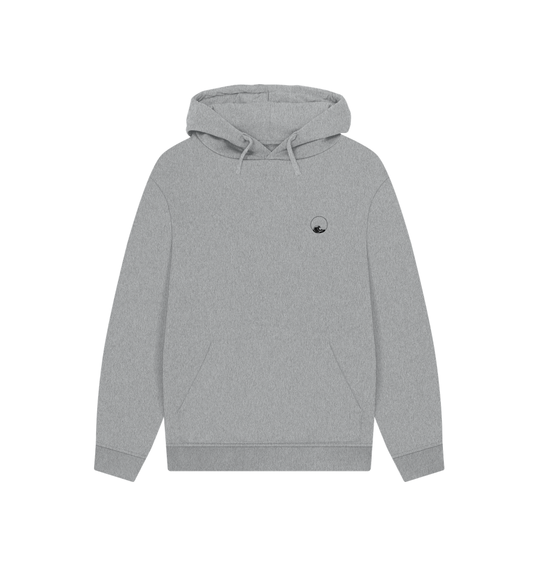 Athletic Grey Printed Hoody Front