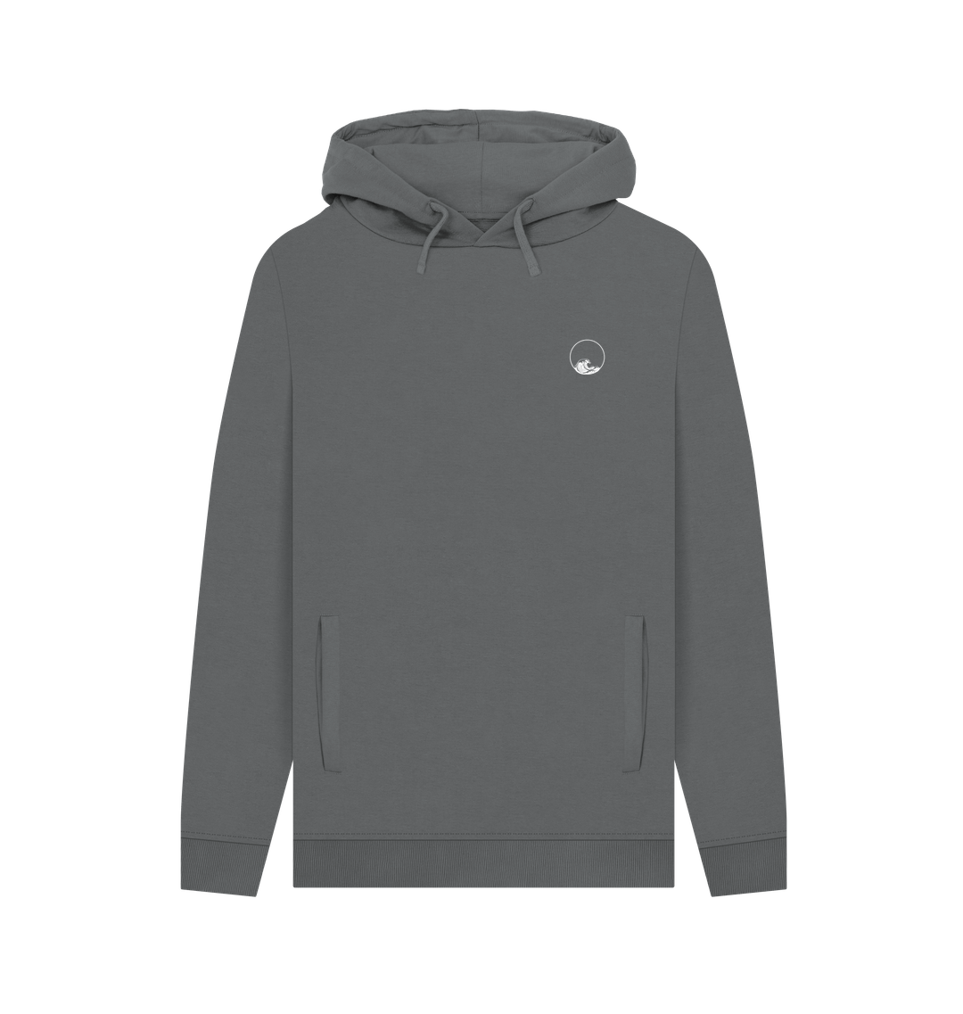 Slate Grey Printed Hoody Front