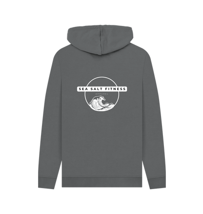 Slate Grey Printed Hoody Back