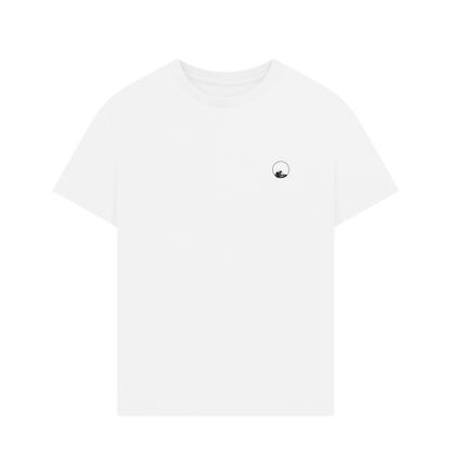 White Printed T-shirt Front