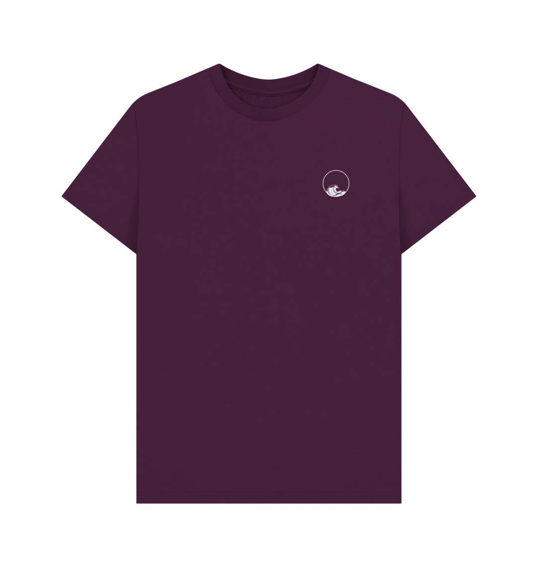 Purple Printed T-shirt Front