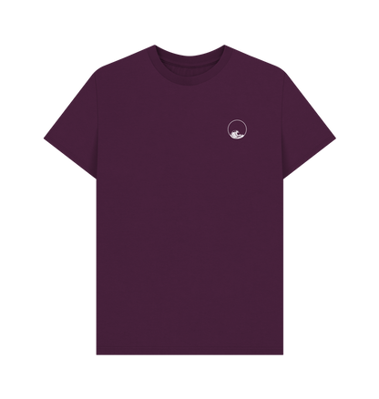 Purple Printed T-shirt Front