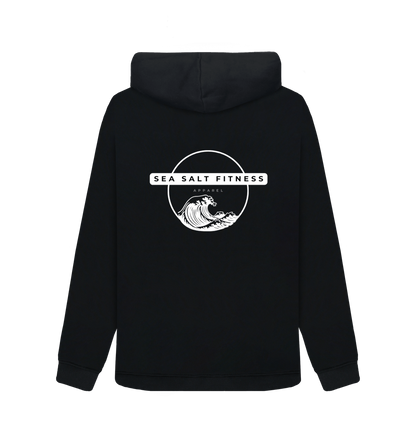 Black Zip hoody Back