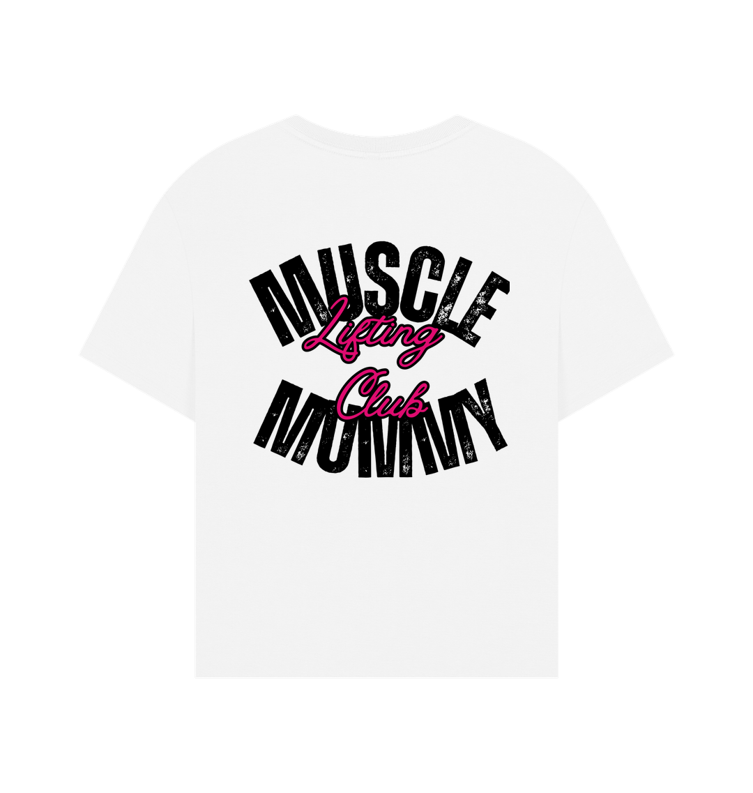 White Printed T-shirt Back