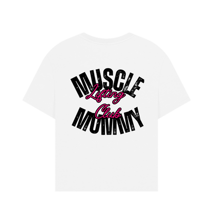 White Printed T-shirt Back