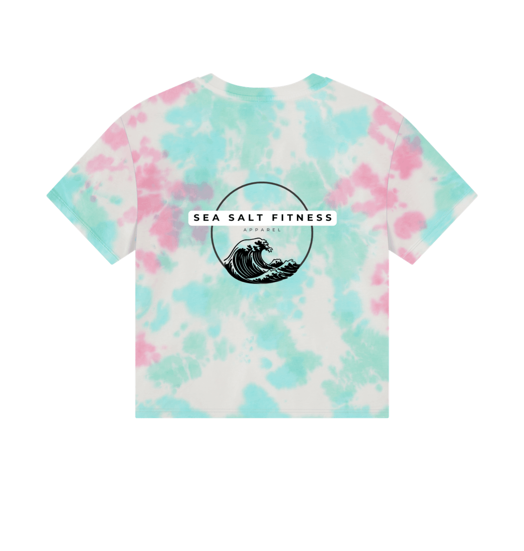 Pastel Tie Dye Printed T-shirt Back
