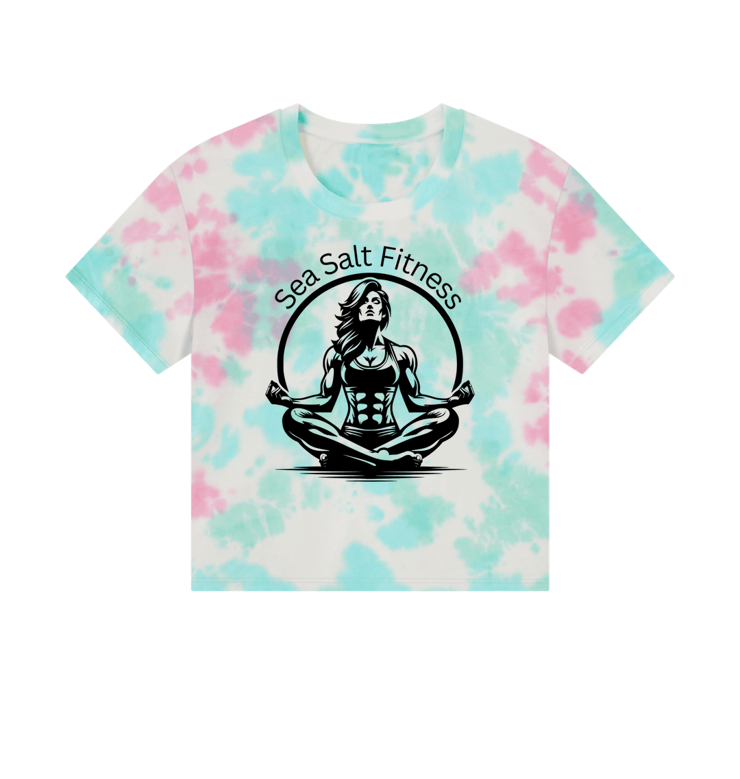 Pastel Tie Dye Printed T-shirt Front