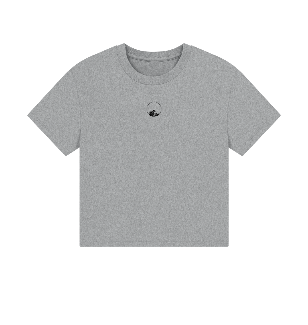 Athletic Grey Printed T-shirt Front
