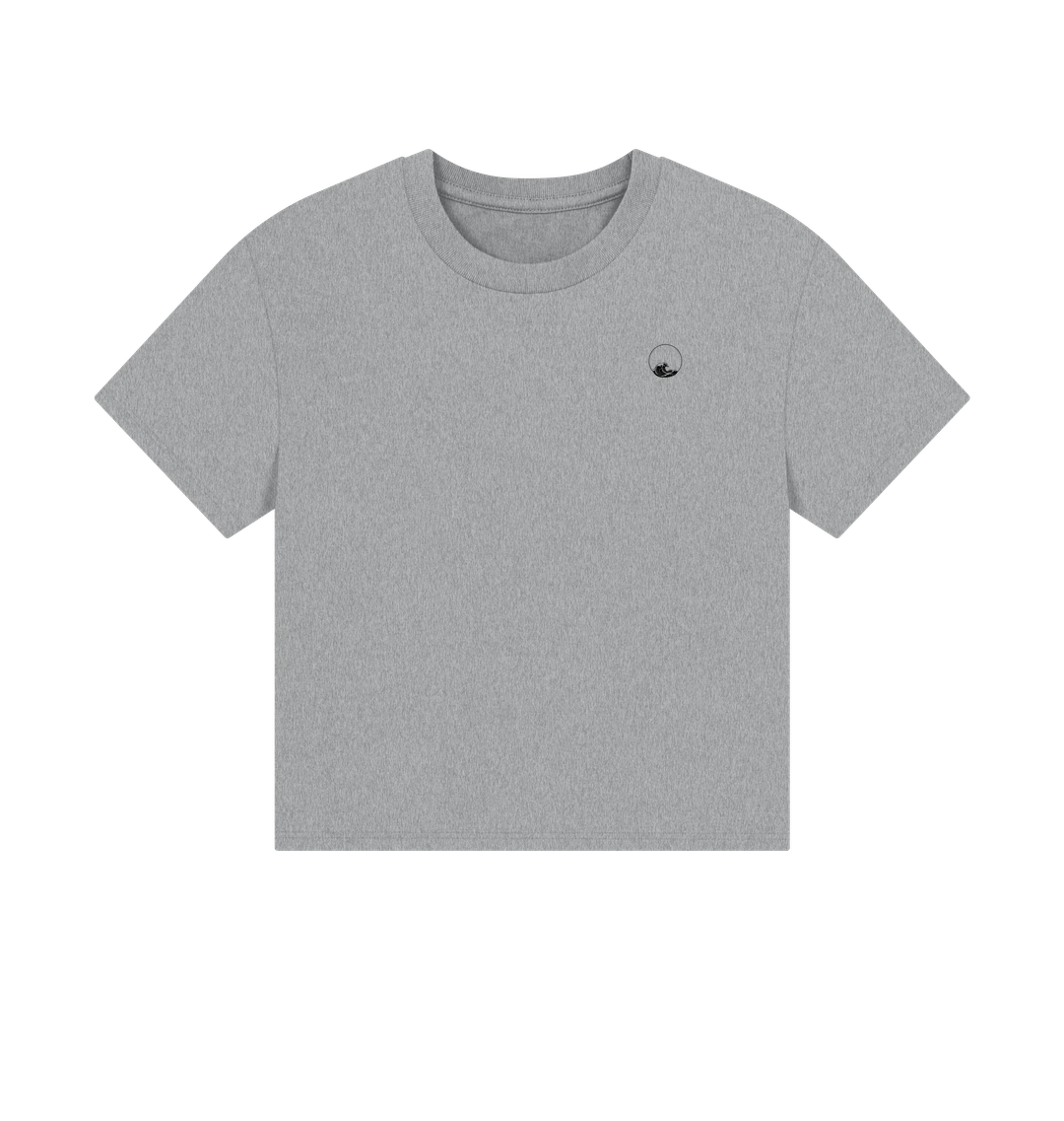 Athletic Grey Printed T-shirt Front