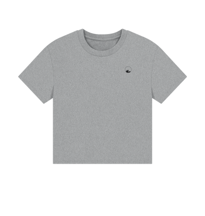 Athletic Grey Printed T-shirt Front