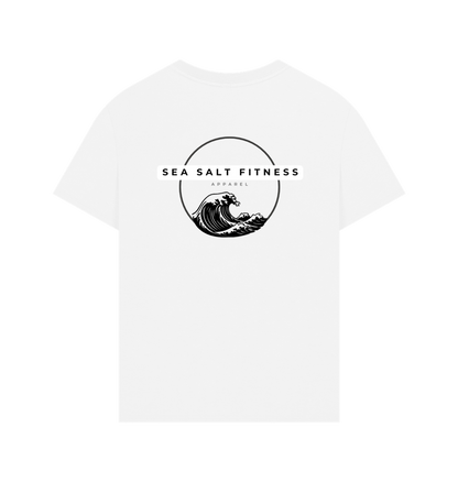 White Printed T-shirt Back