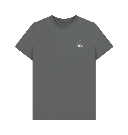 Slate Grey Printed T-shirt Front