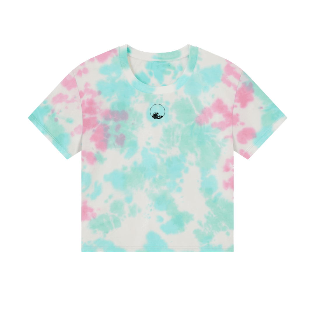 Pastel Tie Dye Printed T-shirt Front