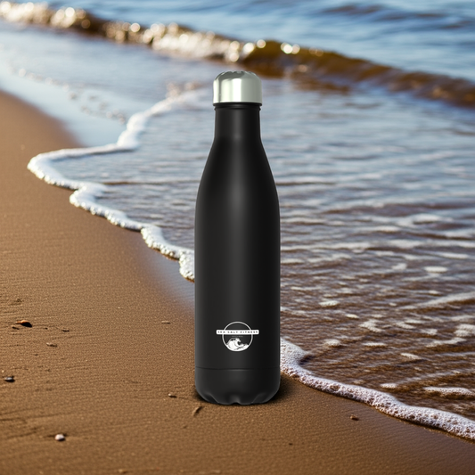 Classic 50cl Black Thermos Bottle- Insulated metal Water Bottle | Sea Salt Fitness Apparel