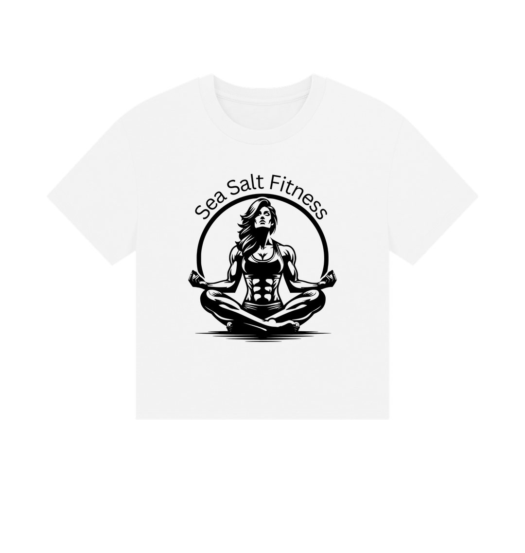 White Printed T-shirt Front