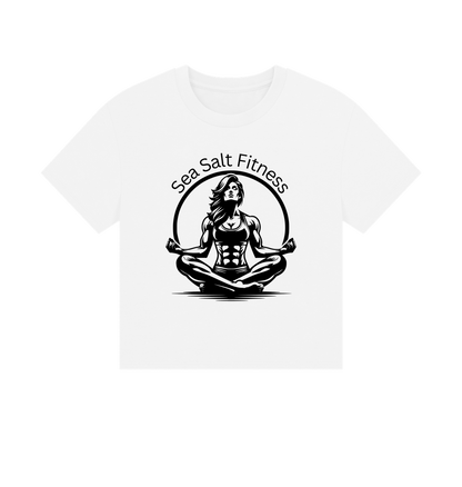 White Printed T-shirt Front