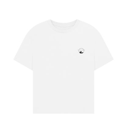 White Printed T-shirt Front