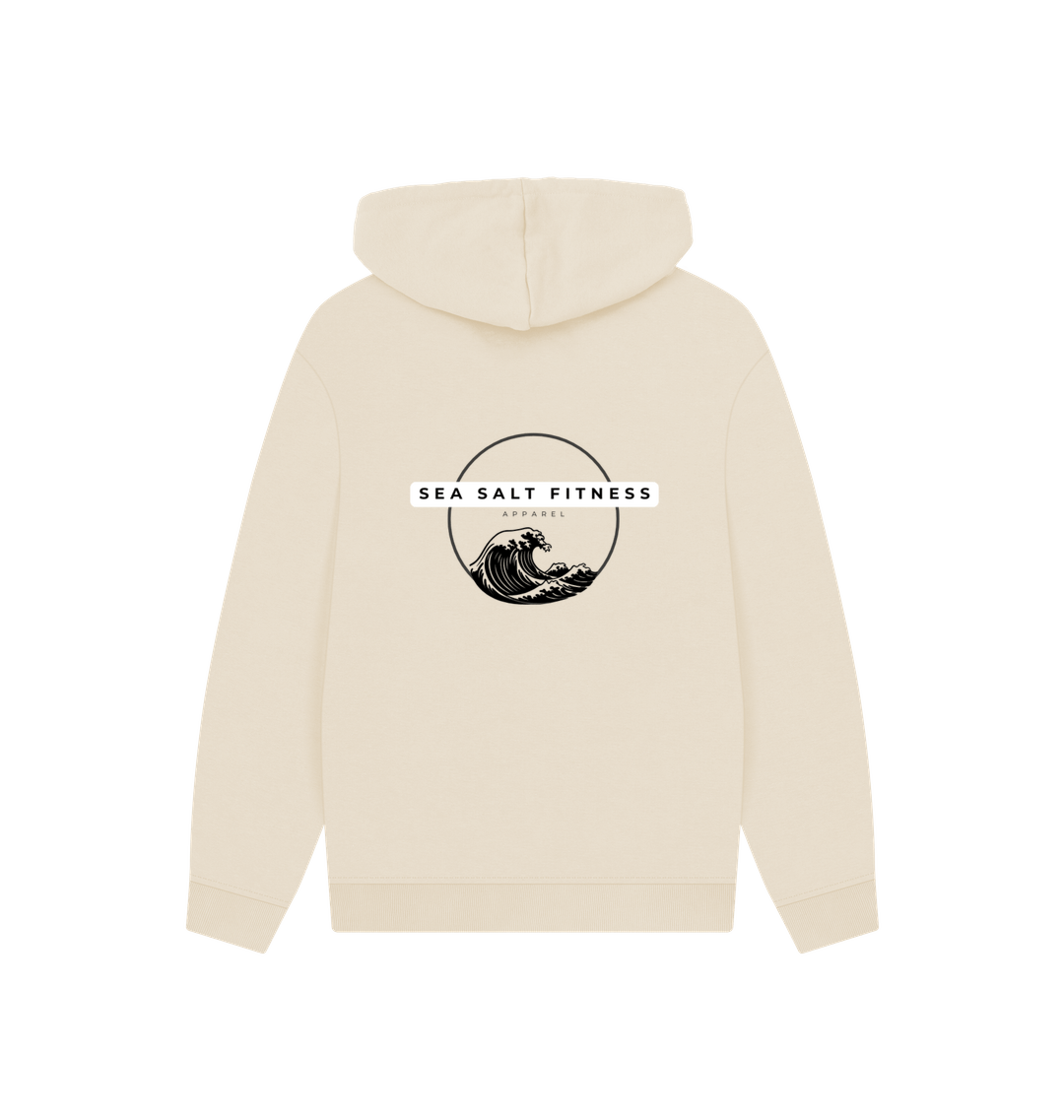 Oat Printed Hoody Back