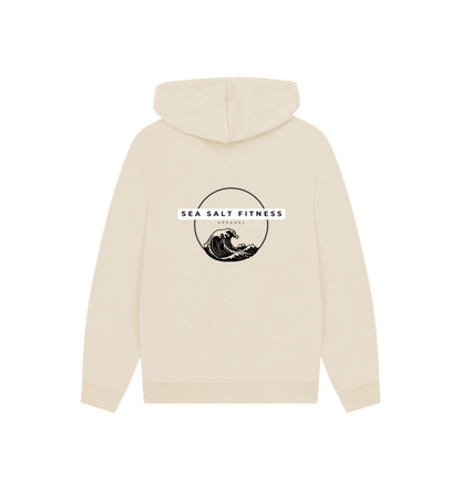 Oat Printed Hoody Back