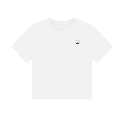 White Printed T-shirt Front