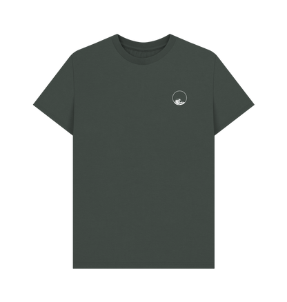 Dark Grey Printed T-shirt Front