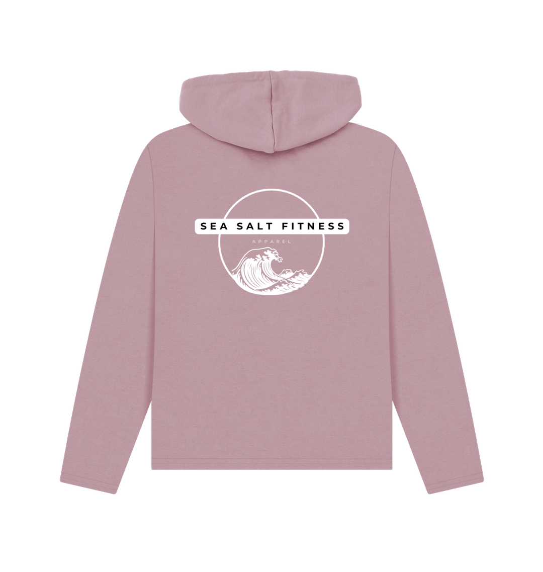 Mauve Printed Hoody Back