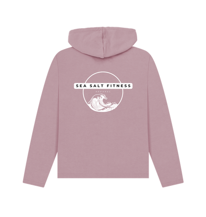 Mauve Printed Hoody Back