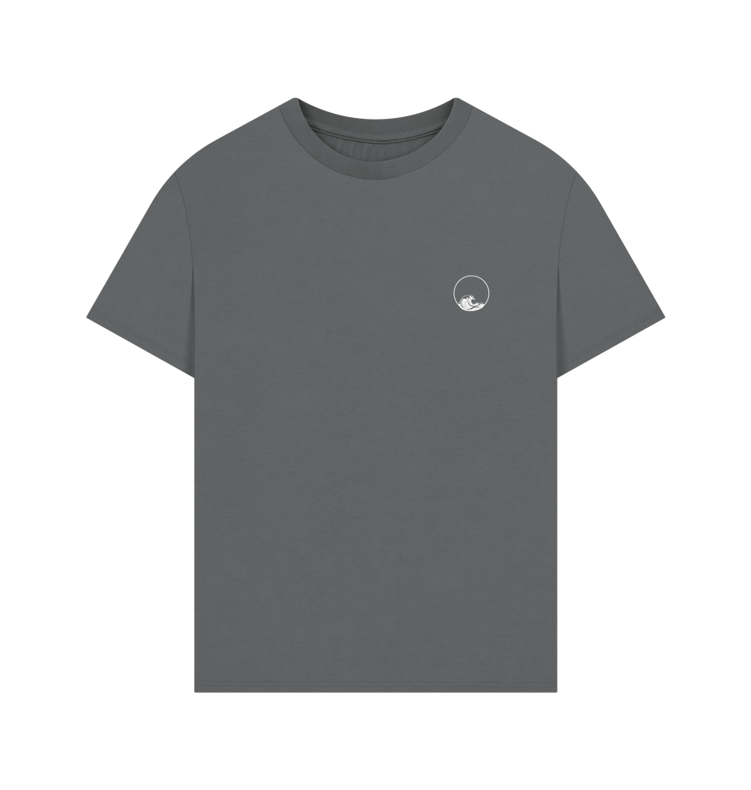 Slate Grey Printed T-shirt Front