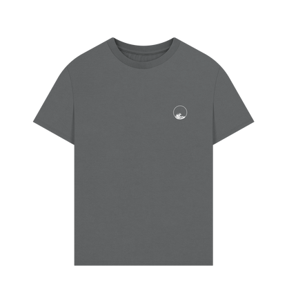Slate Grey Printed T-shirt Front