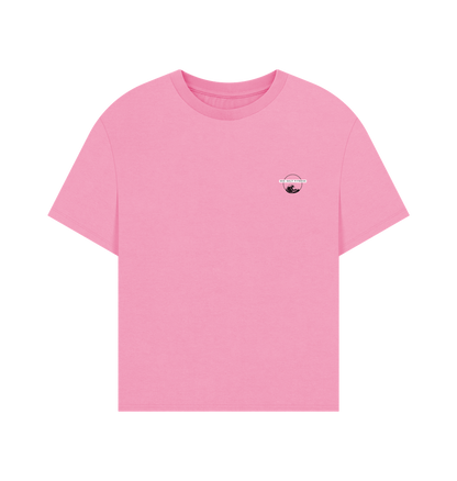 Rose Pink Printed T-shirt Front