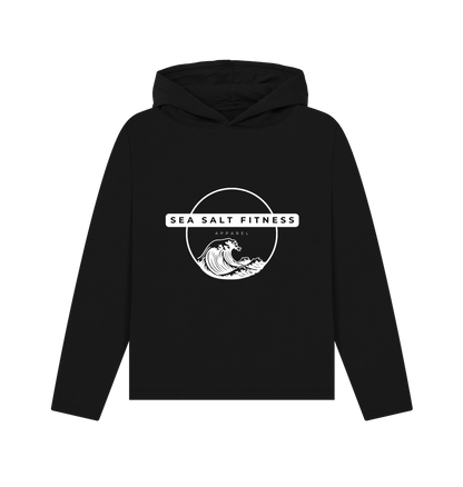 Black Recycled Hoody Front
