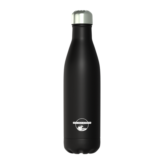 Classic 50cl Black Thermos Bottle- Insulated metal Water Bottle | Sea Salt Fitness Apparel