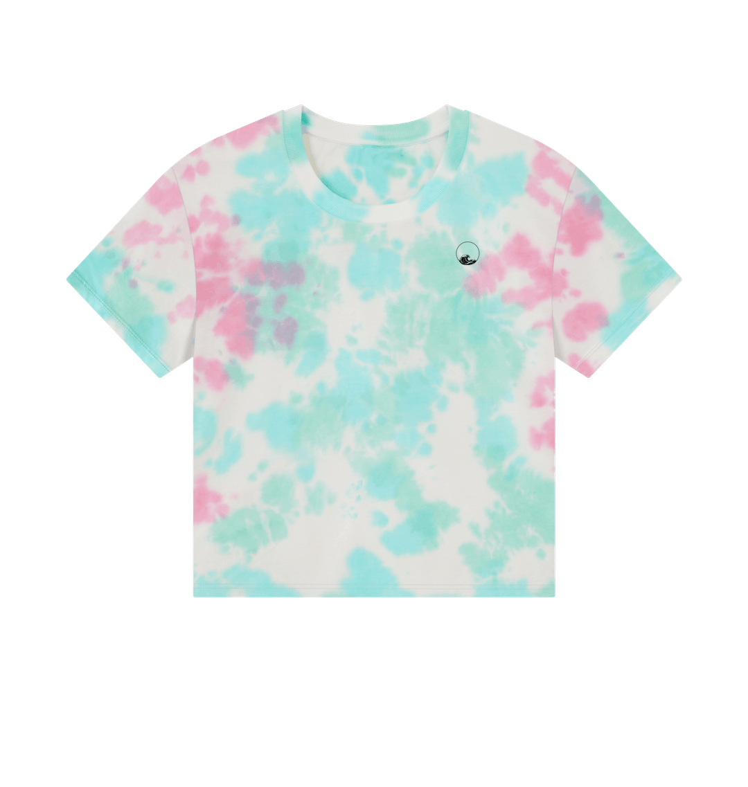 Pastel Tie Dye Printed T-shirt Front