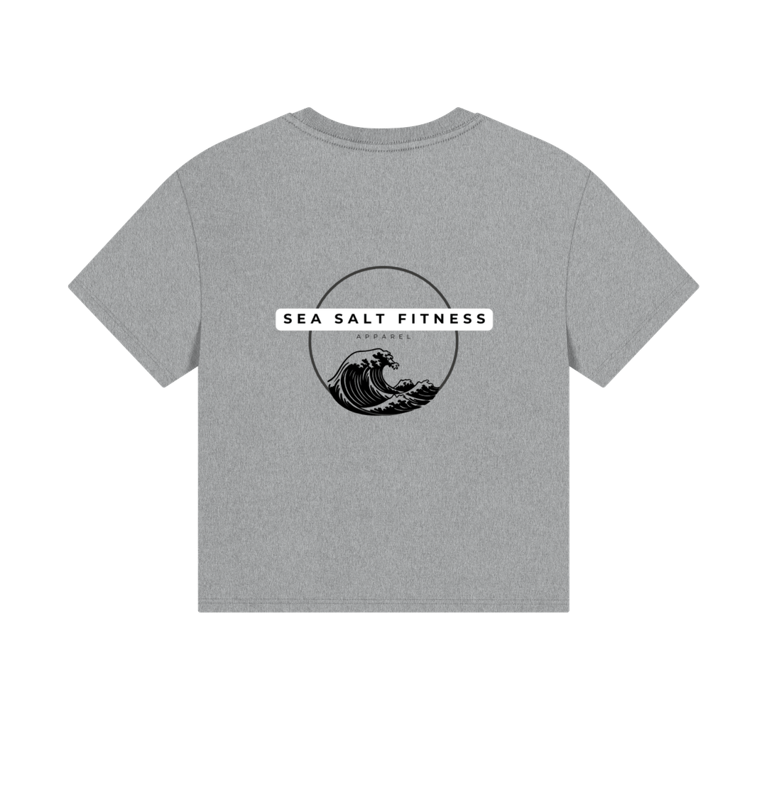 Athletic Grey Printed T-shirt Back